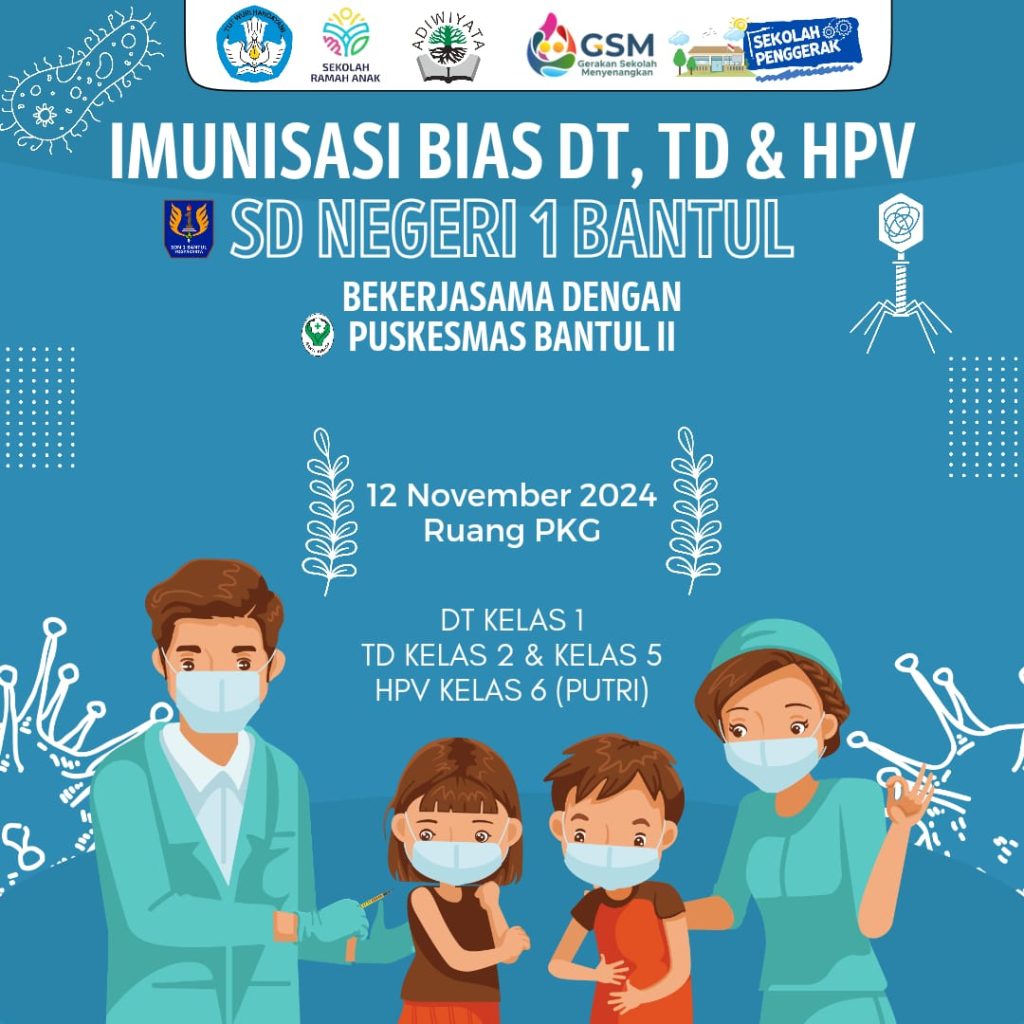 IMUNISASI SDN 1 BANTUL FLYER